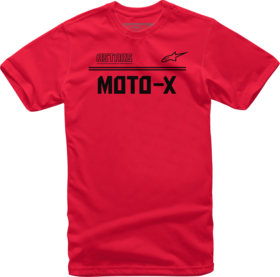 ALPINESTARS Astars Moto-X Tee Red/Black Sm 1213-72024-3010-S