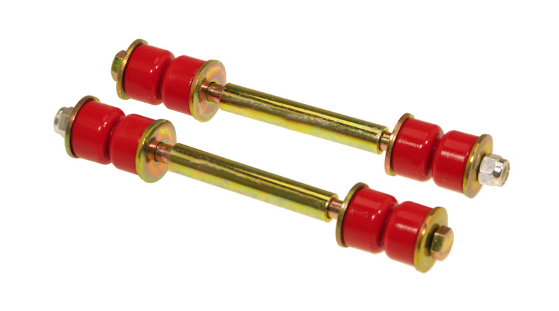 Prothane Universal End Link Set - 5in Mounting Length - Red 19-416