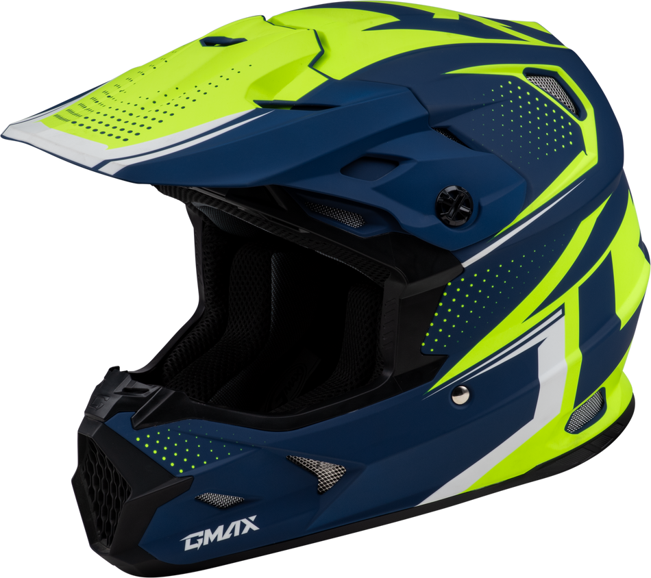 GMAX Mx-96 502 Helmet Matte Blue/Green  3x D3962189