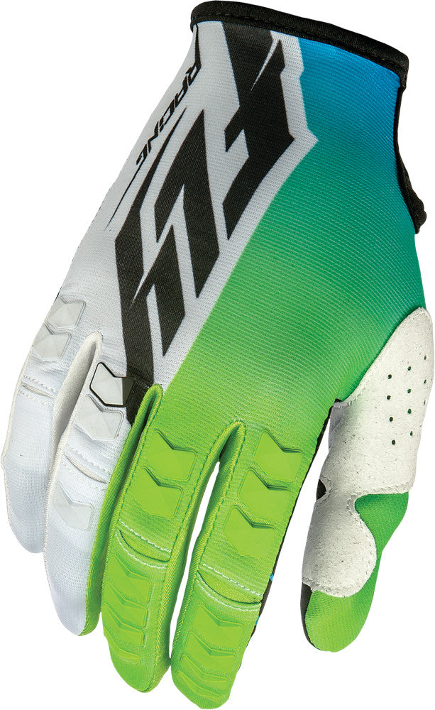 FLY RACING Kinetic Gloves Lime/White Sz 12 369-41512