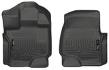 Husky Liners 15-23 Ford F-150 Super/Super Crew Cab WeatherBeater Black Front Floor Liners 18361