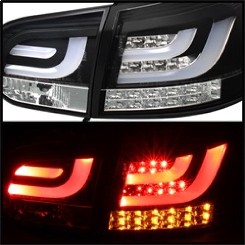 Spyder Volkswagen Golf/GTI 10-13 G2 Type With Light Bar LED Tail Lights Black ALT-YD-VG10-LED-G2-BK 5071767