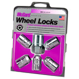 McGard Wheel Lock Nut Set - 5pk. (Cone Seat) 1/2-20 / 3/4 &13/16 Dual Hex / 1.46in. Length - Chrome 24538