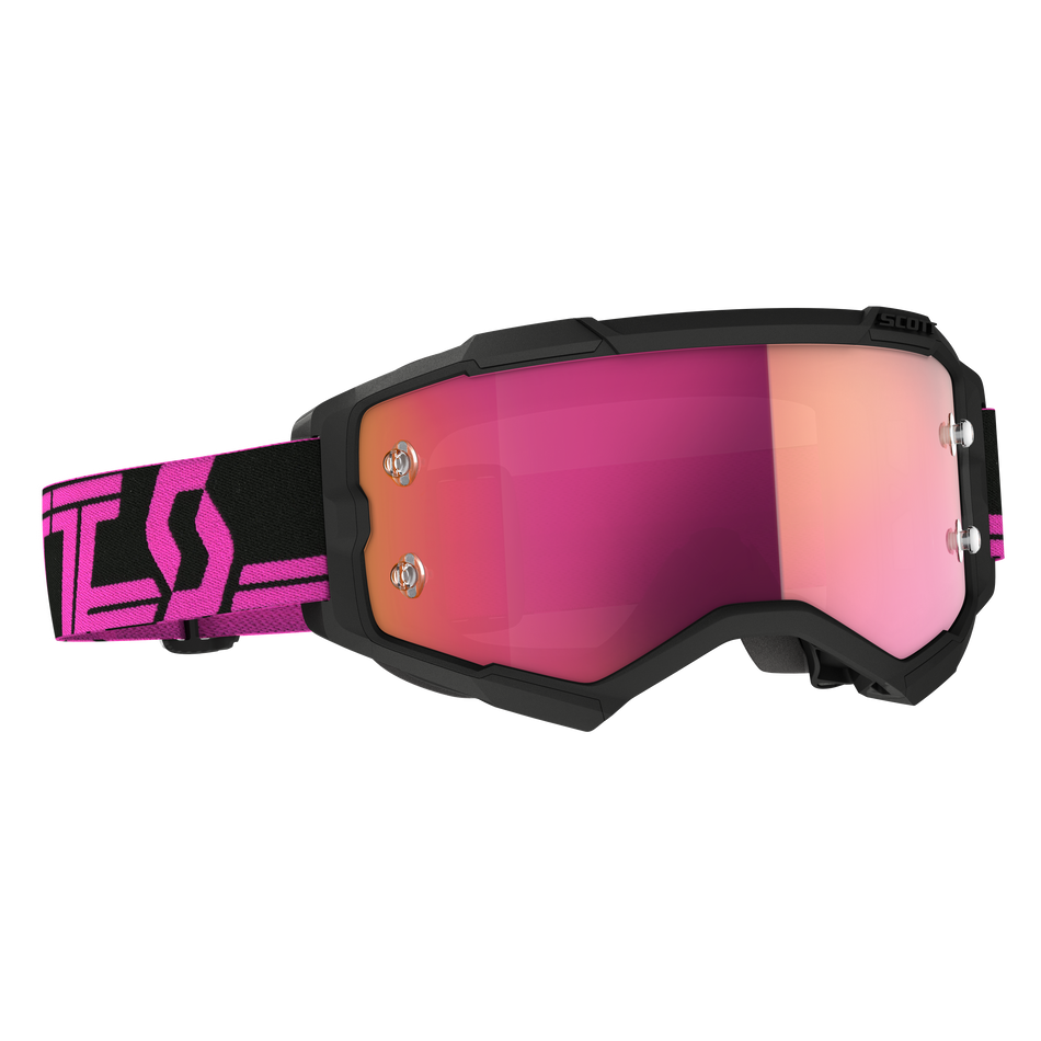 SCOTT Fury Goggle Black/Pink Pink Chrome Works Lens 272828-1254340