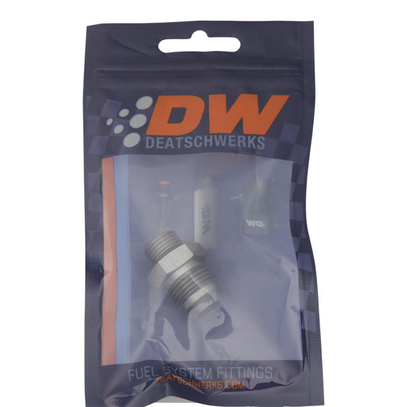 DeatschWerks 6AN ORB Stecker auf 8AN Stecker Flare Adapter (inkl. O-Ring) 06-02-0405