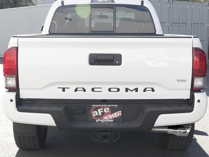 aFe MACH Force-Xp Escape Cat-Back de acero inoxidable 304 de 2-1/2 pulgadas con puntas pulidas 2016+ Toyota Tacoma 2.7L/3.5L
