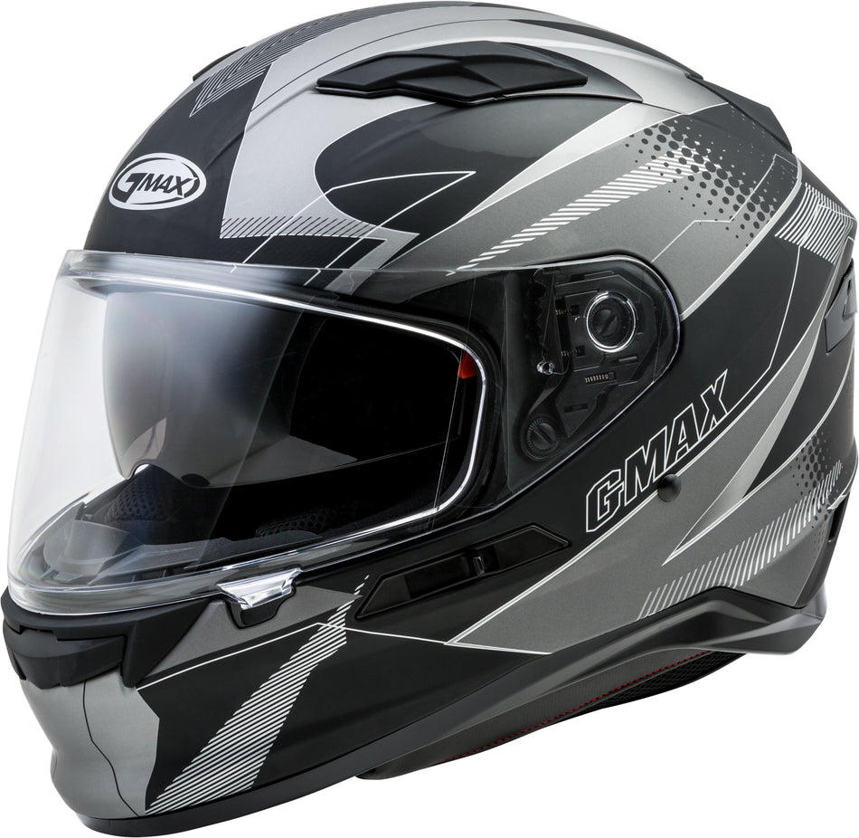 GMAX Ff-98 Full-Face Apex Helmet Matte Black/Dark Silver Md G1981455-ECE