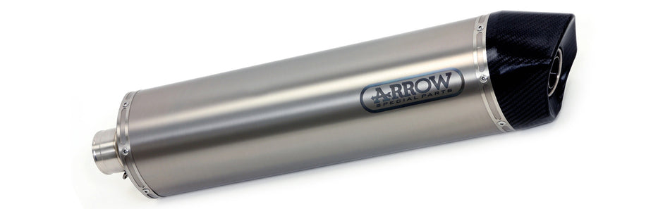 Arrow Bmw K 1300 R'09/12 Homologated Aluminium Dark Maxi Race-Tech Silencer With Carbon End Cap For Arrow Mid-Pipe  71790akn