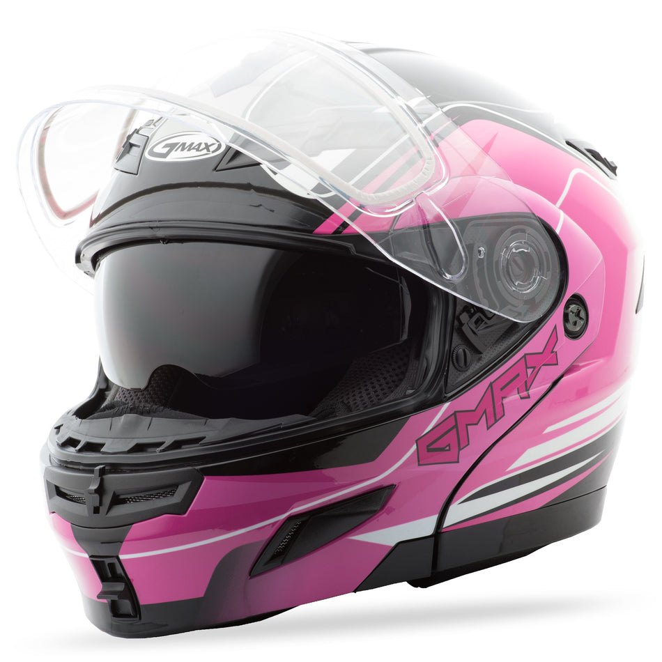 GMAX Gm-54s Modular Helmet Terrain Black/Pink L G2546406