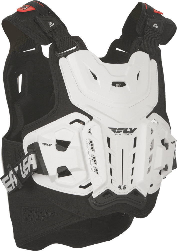 FLY RACING 4.5 Chest Protector White Adult 4.5 PROTECT WHT