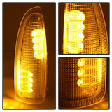 xTune Ford Superduty F250-F650 03-07 Amber LED Mirror Signal Lens - Clear ACC-LED-FDSD99-MR-C 9924712