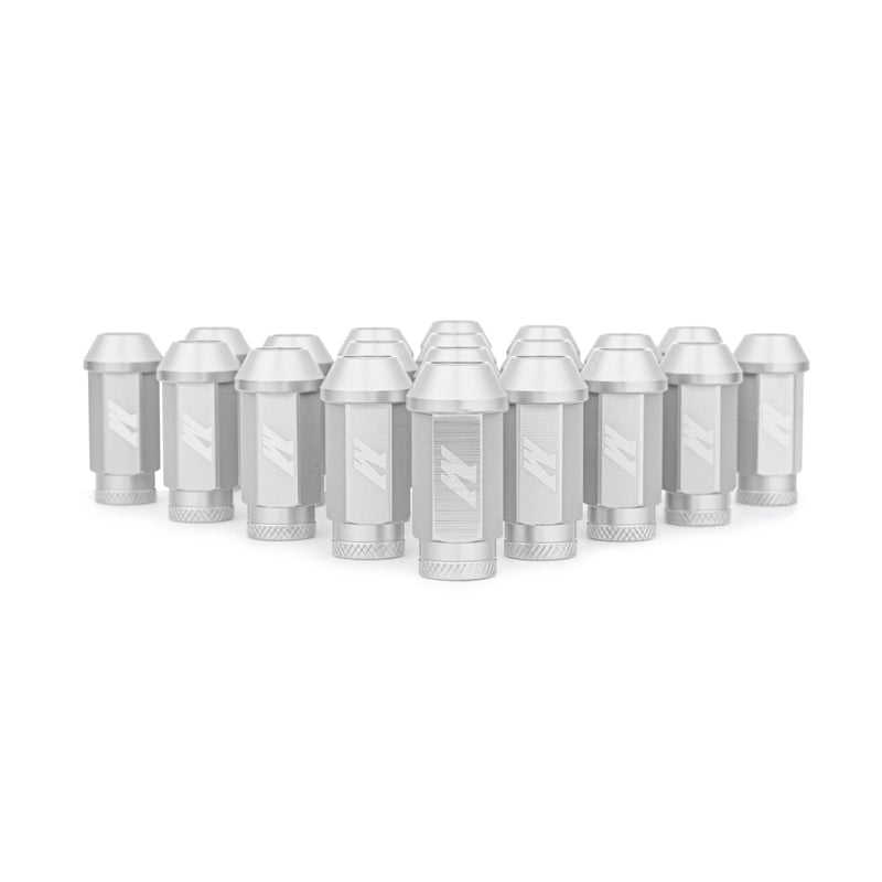 Mishimoto Aluminum Locking Lug Nuts M12x1.5 20pc Set Silver MMLG-15-20LSL