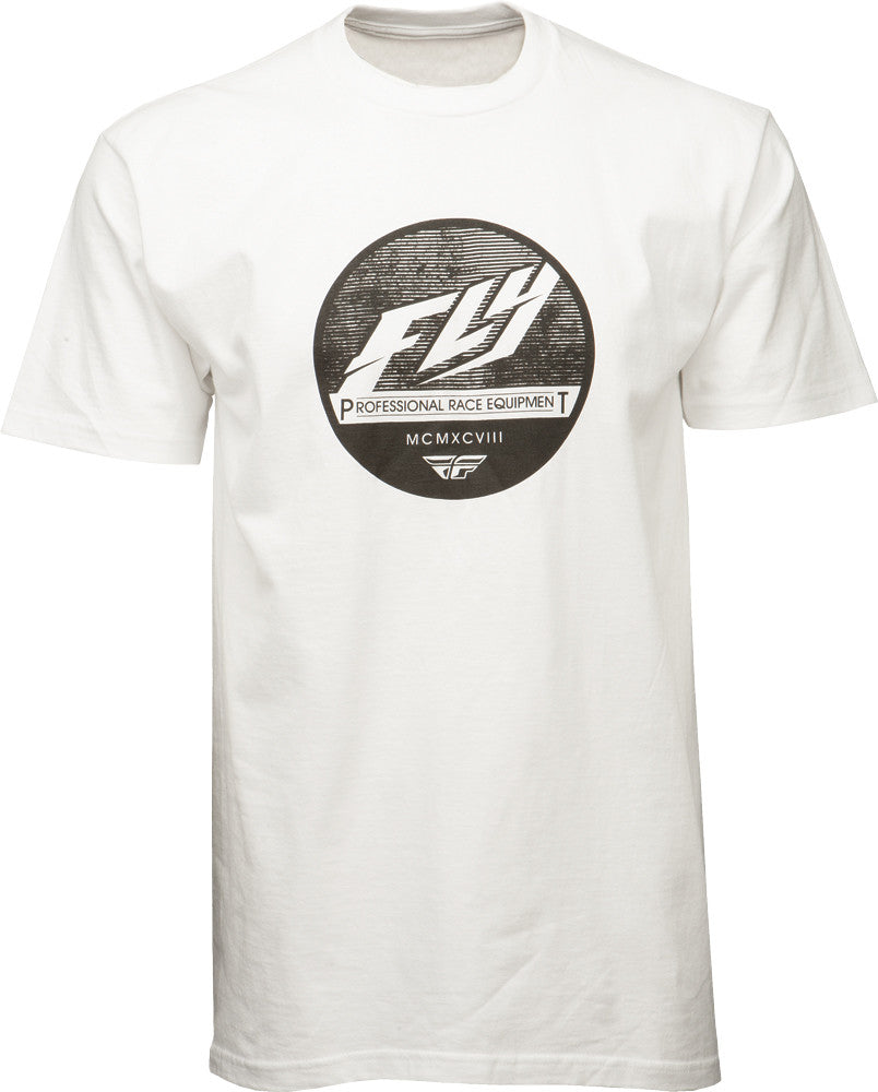 FLY RACING Clique Tee White L 352-0384L