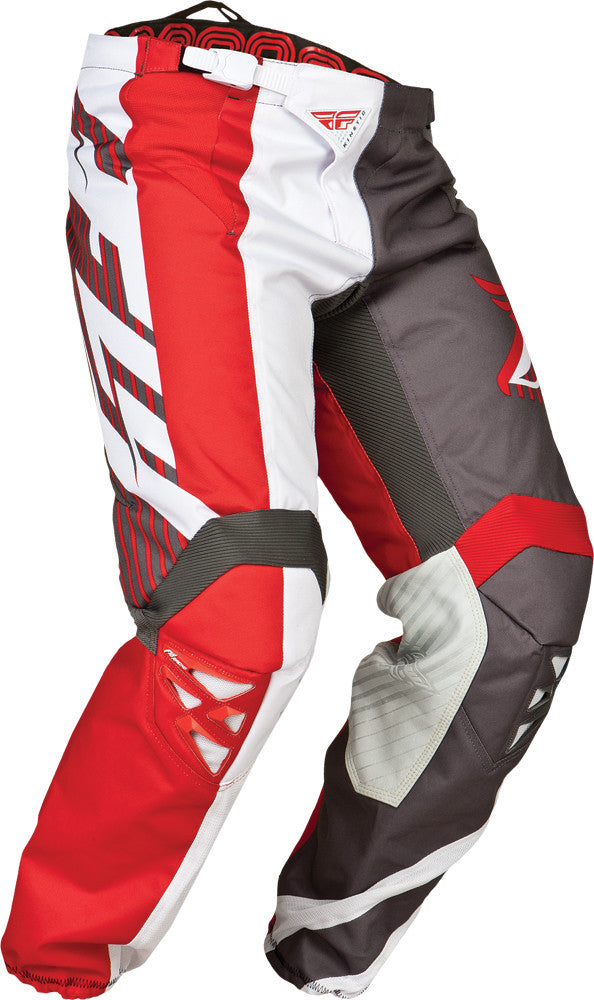 FLY RACING Kinetic Division Pant Red/Grey/White Sz 26 368-53226