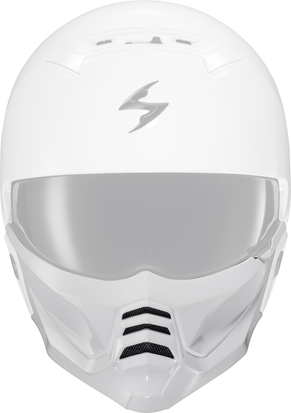 SCORPION EXO Covert 2 Face Mask Gloss White Xl-3x 52-CV2-06