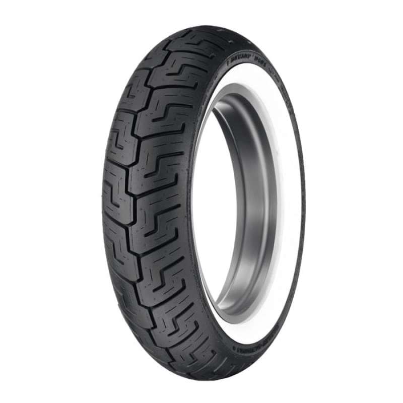 Dunlop D401 Rear Tire - 150/80B16 M/C 71H TL - Medium Whitewall