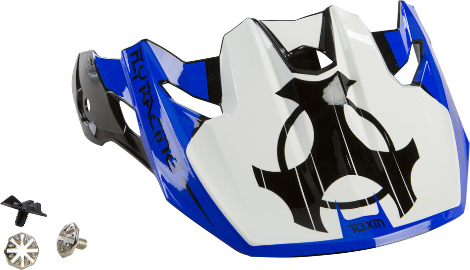 FLY RACING Toxin Original Youth Visor Blue/Black/White 73-88023Y
