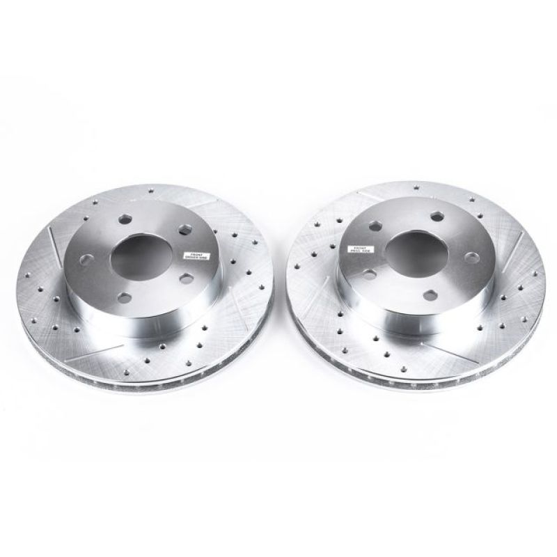 Power Stop 99-04 Jeep Grand Cherokee Front Evolution Drilled & Slotted Rotors - Pair AR8742XPR