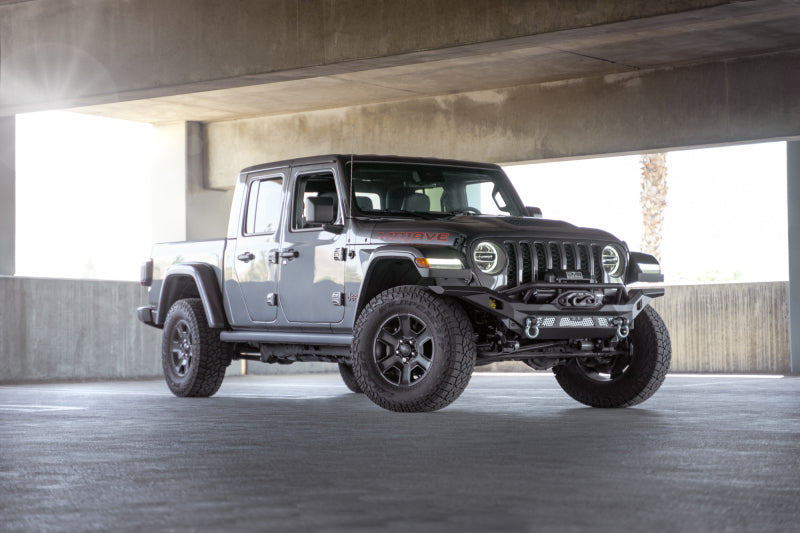 DV8 Offroad 07-18 Jeep Wrangler JK / 18-23 Wrangler JL / 20-23 Gladiator JT MTO Series Front Bumper FBJL-12