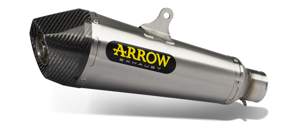 Arrow Homologated Nichrom X-Kone Silencer With Carbon End Cap For Original And Arrow Collectors  71856xki