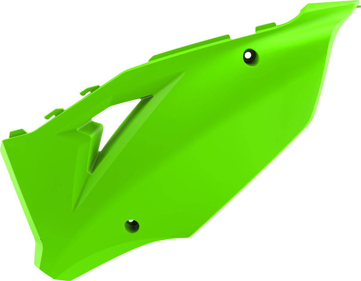 POLISPORT Side Panels - '20 KX 450 Restyle - Lime Green - KX125/250/450 8425900004