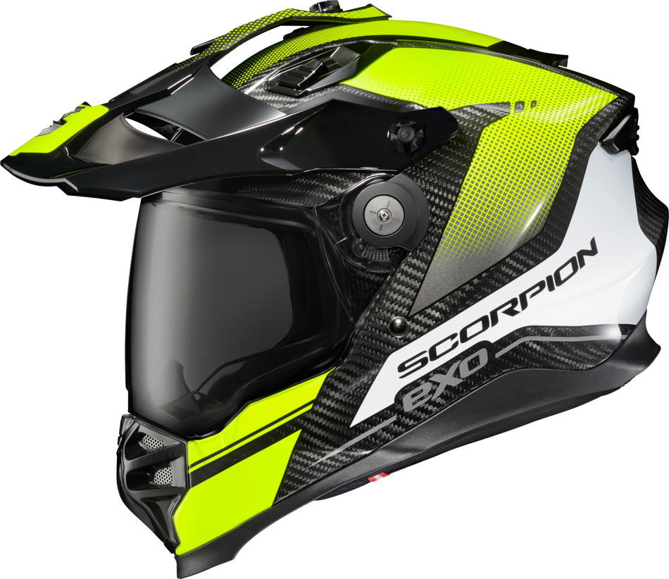 SCORPION EXO Xt9000 Carbon Full-Face Helmet Trailhead Hi-Vis 2x XT9-1017