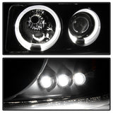 Spyder GMC Sierra 1500/2500/3500 99-06 Projector Headlights LED Halo LED Black PRO-YD-CDE00-HL-BK 5009357