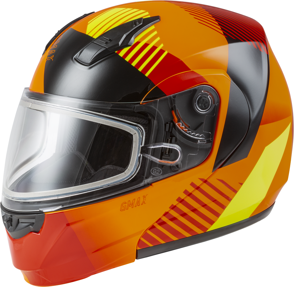 GMAX Md-04s Modular Reserve Snow Helmet Neon Orange/Hi-Vis Sm M2043664