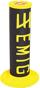 ODIEmig V2 Lock-On Grips 4-Stroke (Black/Yellow)H34EMBY