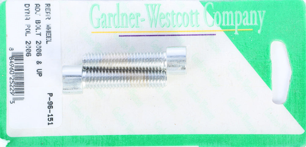 GARDNERWESTCOTT Rear Wheel Adjustment Bolts 07-17 Dyna Models Rear P-96-151