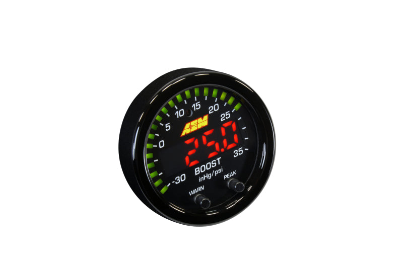 AEM X-Series Boost Pressure -30inHg 35psi Gauge 30-0306