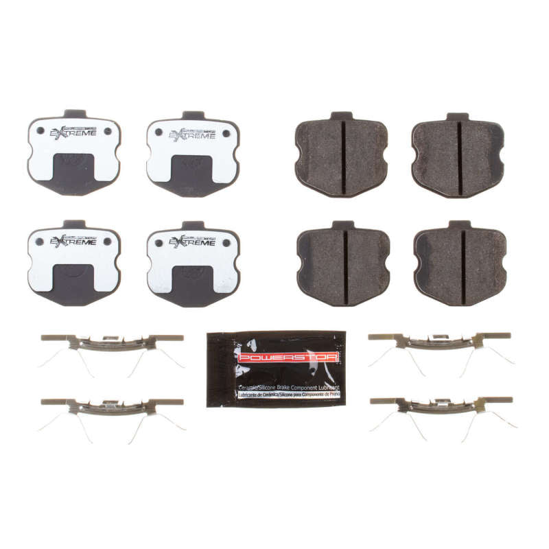 Power Stop 06-13 Chevrolet Corvette Rear Z26 Extreme Street Brake Pads w/Hardware Z26-1185R