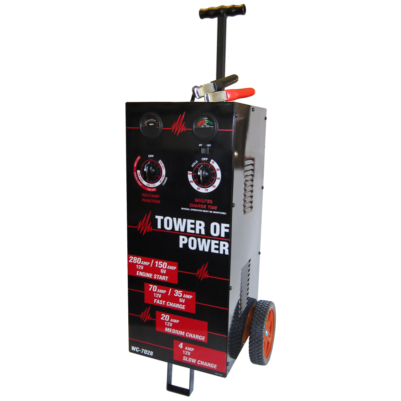 Autometer Wheel Charger Tower of Power Man 70/30/4/280 AMP WC-7028