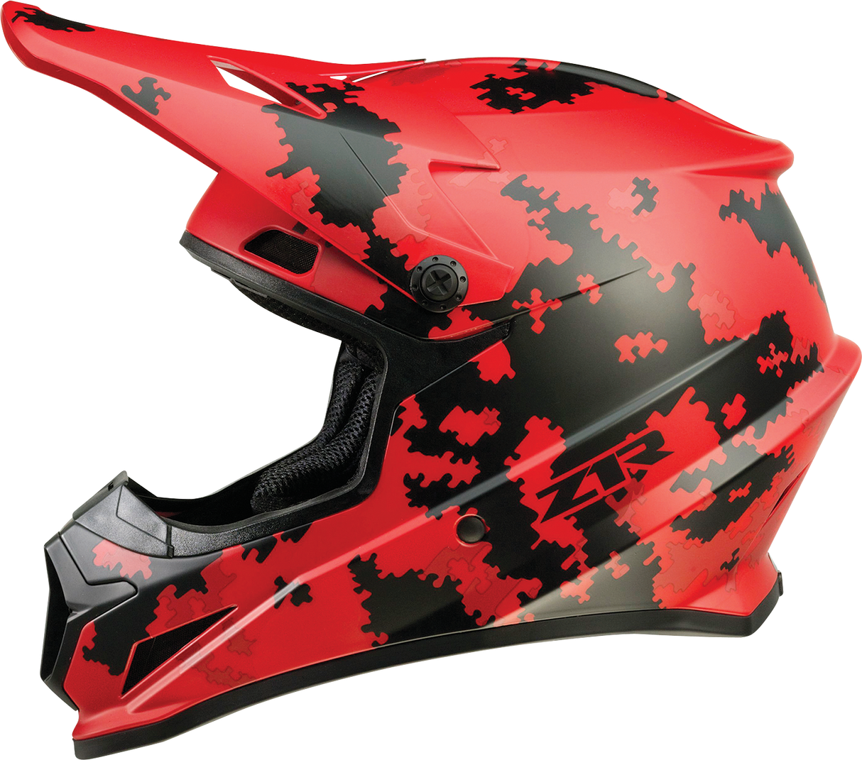 Z1R Rise Helm - Digi Camo - Rot - XS 0110-7280 