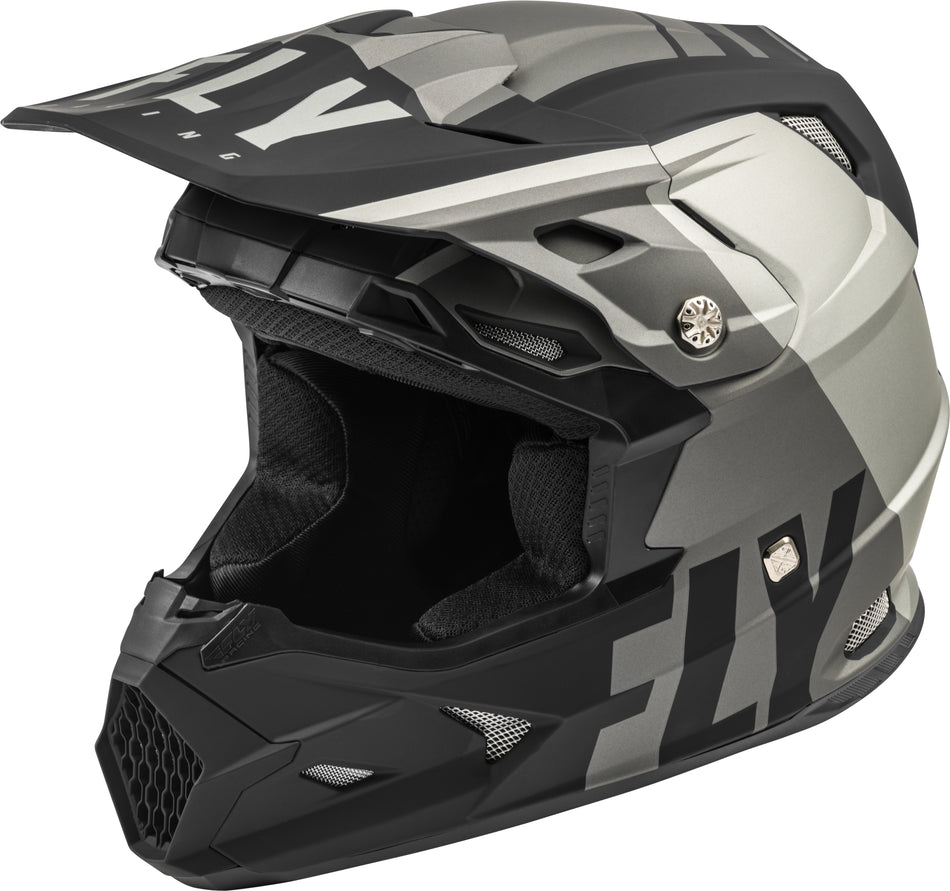 FLY RACING Toxin Transfer Helmet Matte Grey/Black 2x 73-85422X