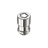 McGard Wheel Lock Nut Set - 4pk. (Cone Seat) 1/2-20 / 3/4 & 13/16 Dual Hex / 1.66in. Length - Chrome 24198