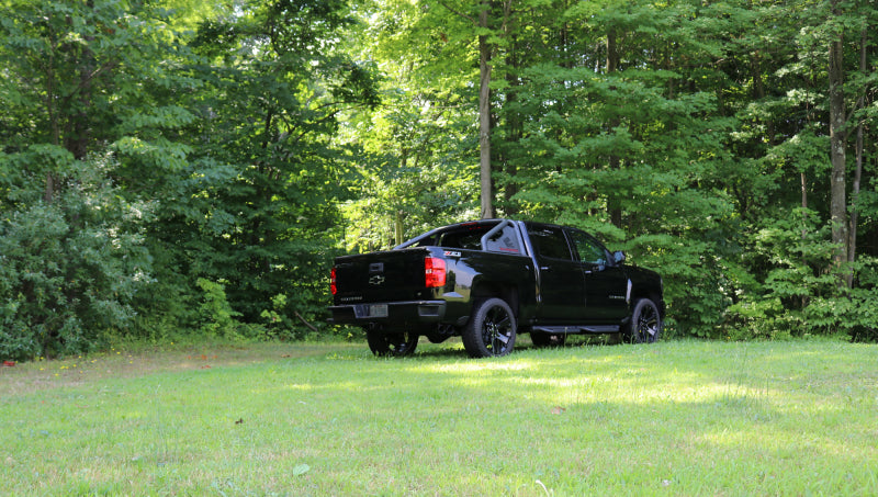 Corsa 14-17 Chevy Silverado 5.3L V8 CC / SB 3in Single Side Exit Touring Cat-Back Exhaust Black Tips 14848BLK