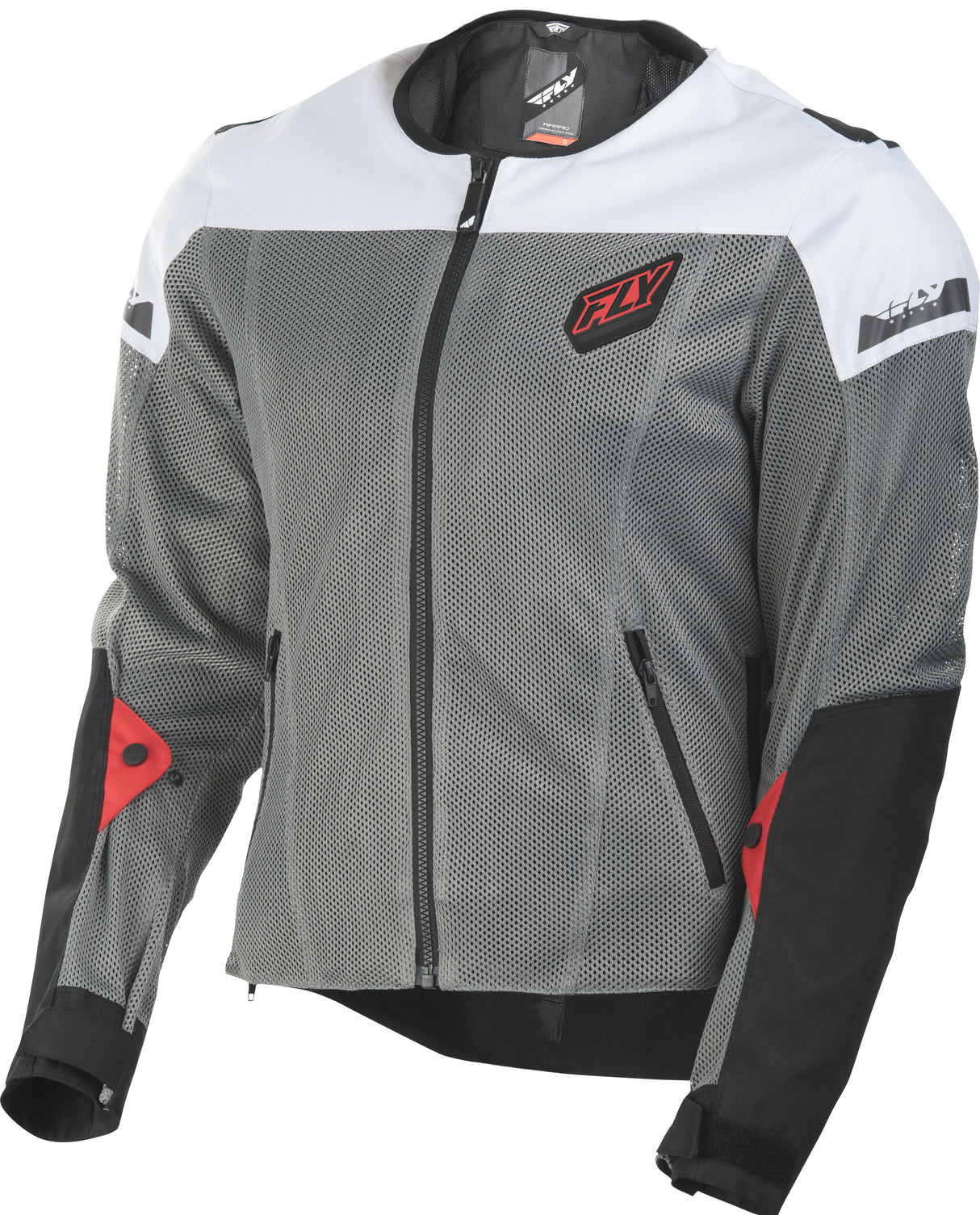 FLY RACING Flux Air Mesh Jacket Black/White Md #6179 477-4074~3