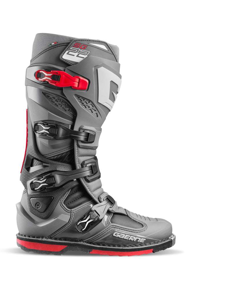 Gaerne SG22 Boot Anthracite/ Black/Red Size - 10