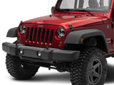 Raxiom 97-18 Jeep Wrangler TJ/JK Axial Series LED Daymaker Headlights- Black Housing (Clear Lens) J108042