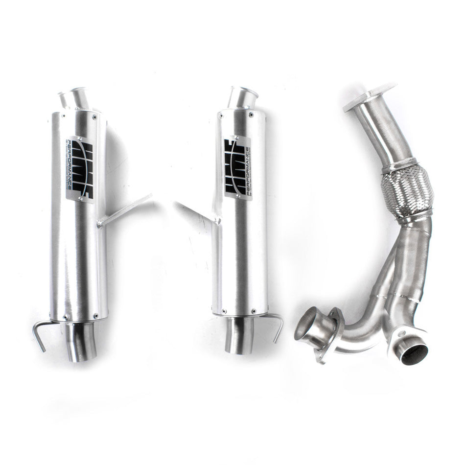 HMF Utility Performance Dual 3/4 Exhaust Brushed 16572636071