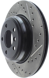 StopTech 12-16 BMW 335i Slotted & Drilled Rear Left Rotor 127.34141L