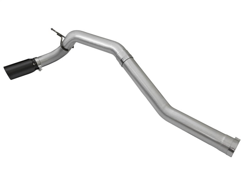 aFe LARGE Bore HD DPF-Back SS Exhaust w/ Black Tip 2016 Nissan Titan XD V8-5.0L (td) 49-46113-B