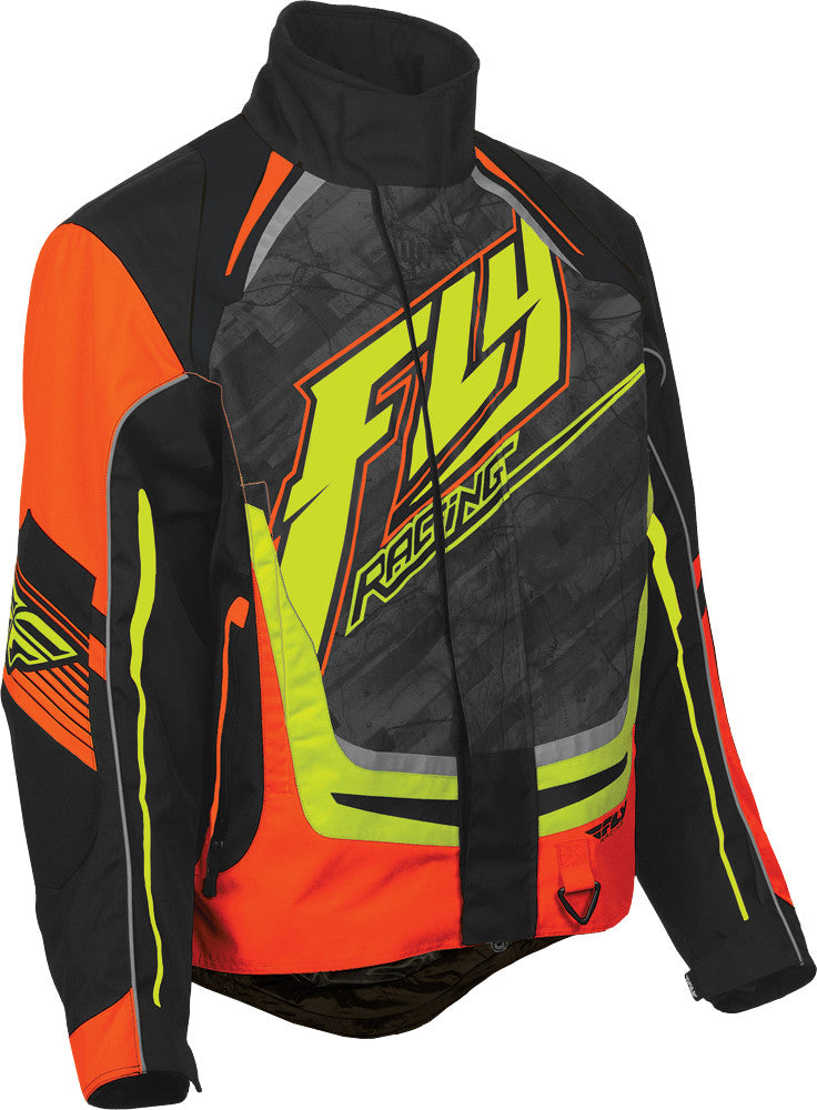 FLY RACING Snx Pro Jacket 2xl Orange/Black 470-3187~6
