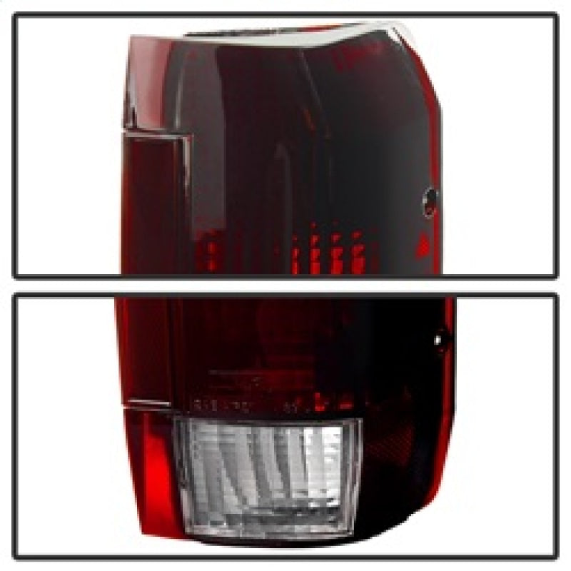 Xtune Ford Bronco F150 F250 F350 F450 92-96 OE Style Tail Lights Red Smoked ALT-JH-FB92-OE-RSM 9030567