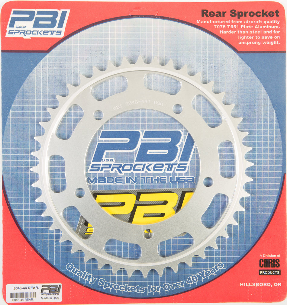 PBIRear Sprocket Aluminum 44t-520 Suz6046-44-3