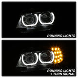 Spyder 09-12 BMW E90 3-Series 4DR Projector Headlights Halogen - LED - Black - PRO-YD-BMWE9009-BK 5086488