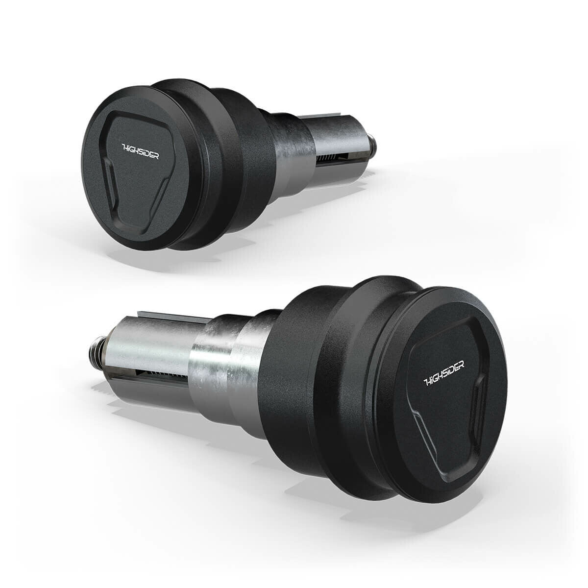 HIGHSIDER Esagano-Ls Bar Ends Pair Black 161-364