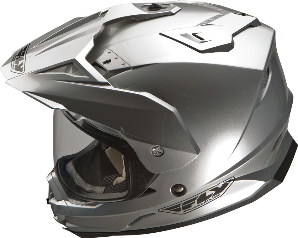 FLY RACING Trekker Helmet Silver 2x TREKKER SILVER 2X