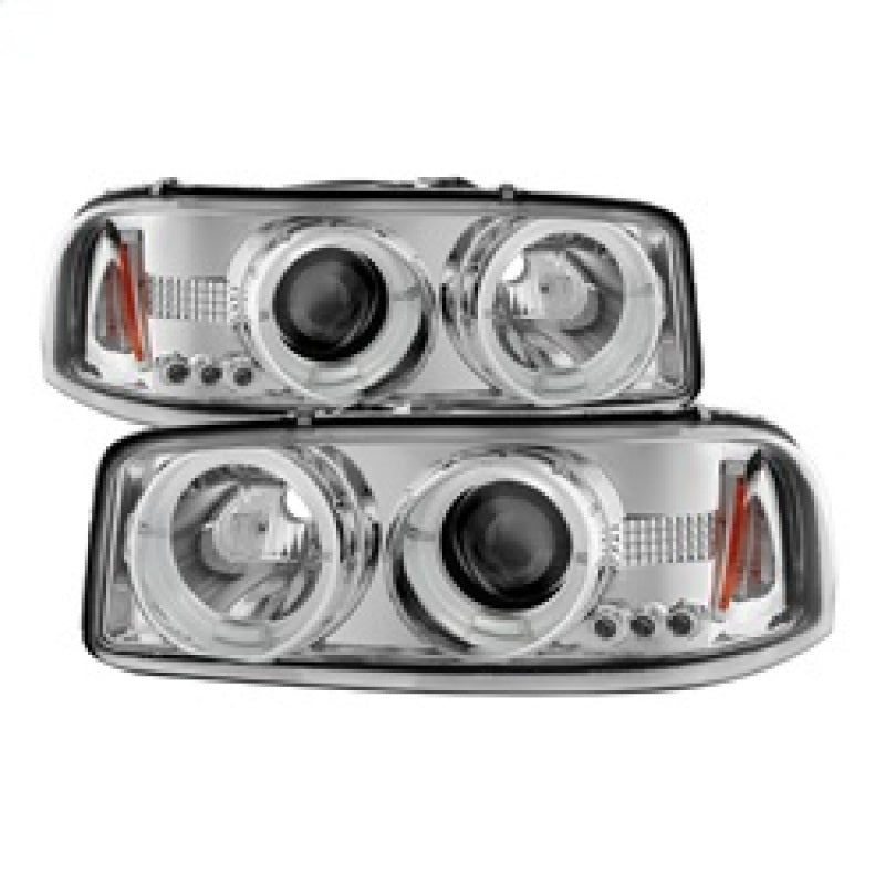 Spyder GMC Sierra 1500/2500/3500 99-06 Projector Headlights LED Halo LED Chrome PRO-YD-CDE00-HL-C 5009364